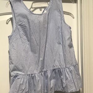 J Crew Sleeveless tie back top
